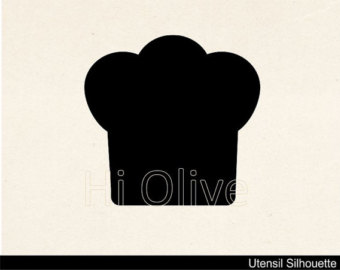 Black Silhouette Clip Artbaking Cl Ip Art Chef S Hat Clip Art