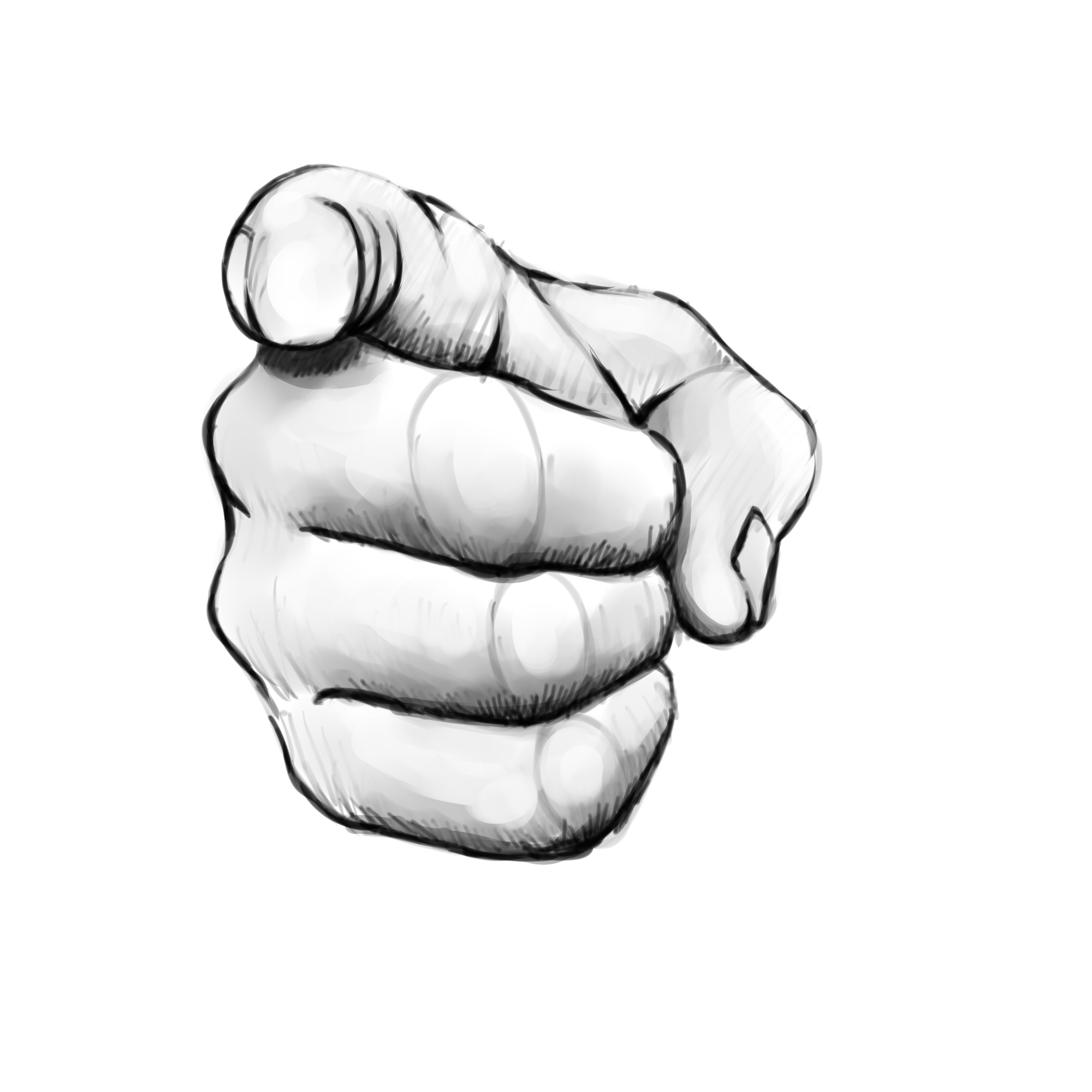 pointing finger at you clip art