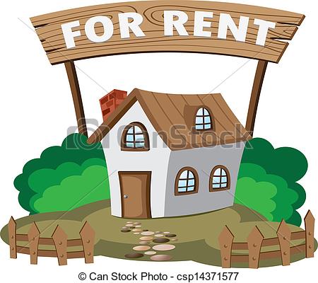 Room For Rent Clipart Vector   House For Rent