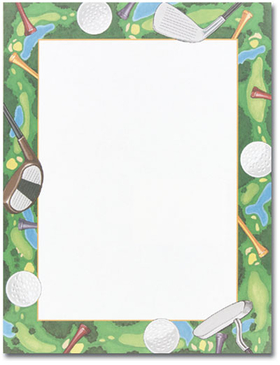 Get Ready To Tee Off With This Golf Course Themed Paper  The Border Is