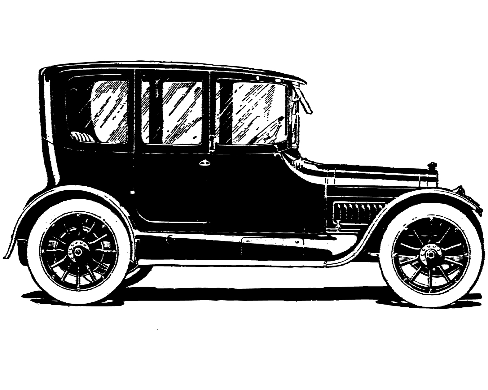 Classic Car Clipart Black And White One Else Is Really Out
