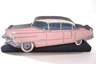 Details About New Shelia S 50 S Car Classic Pink Cadillac Wooden Shelf