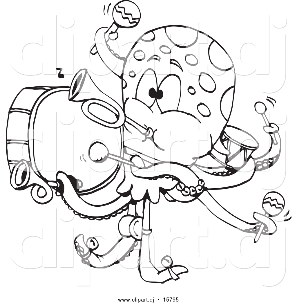 Drummer Coloring Pages Hippie Bongo Drum Player Page For Your Student