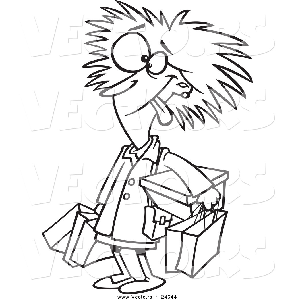 free frazzled woman clipart smiling