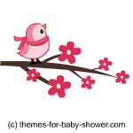 This Clipart Is Of A Cute Little Pink Baby Bird That Is Sitting On A