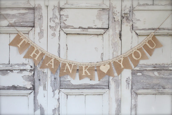 Heart Banner Lace Burlap Banner Wedding Sign Photography Prop