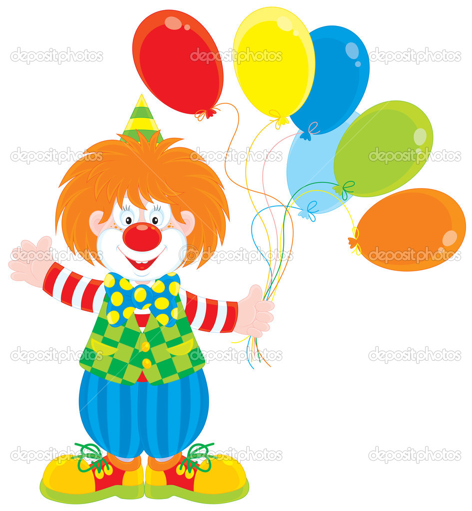 Funny Clown Clipart