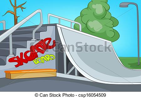 Vector   Skate Ramp   Stock Illustration Royalty Free Illustrations