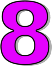 Number 8 Purple   Http   Www Wpclipart Com Signs Symbol Alphabets