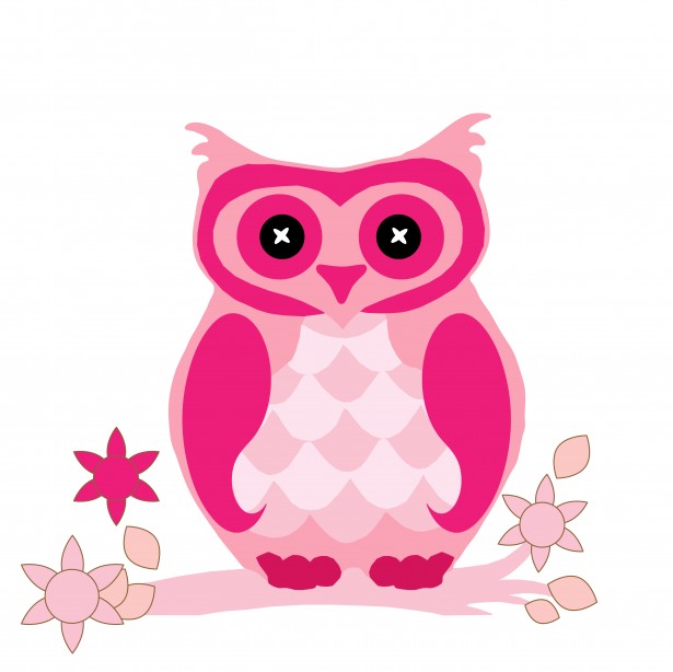 Owl Clipart Cute Pink Free Stock Photo   Public Domain Pictures