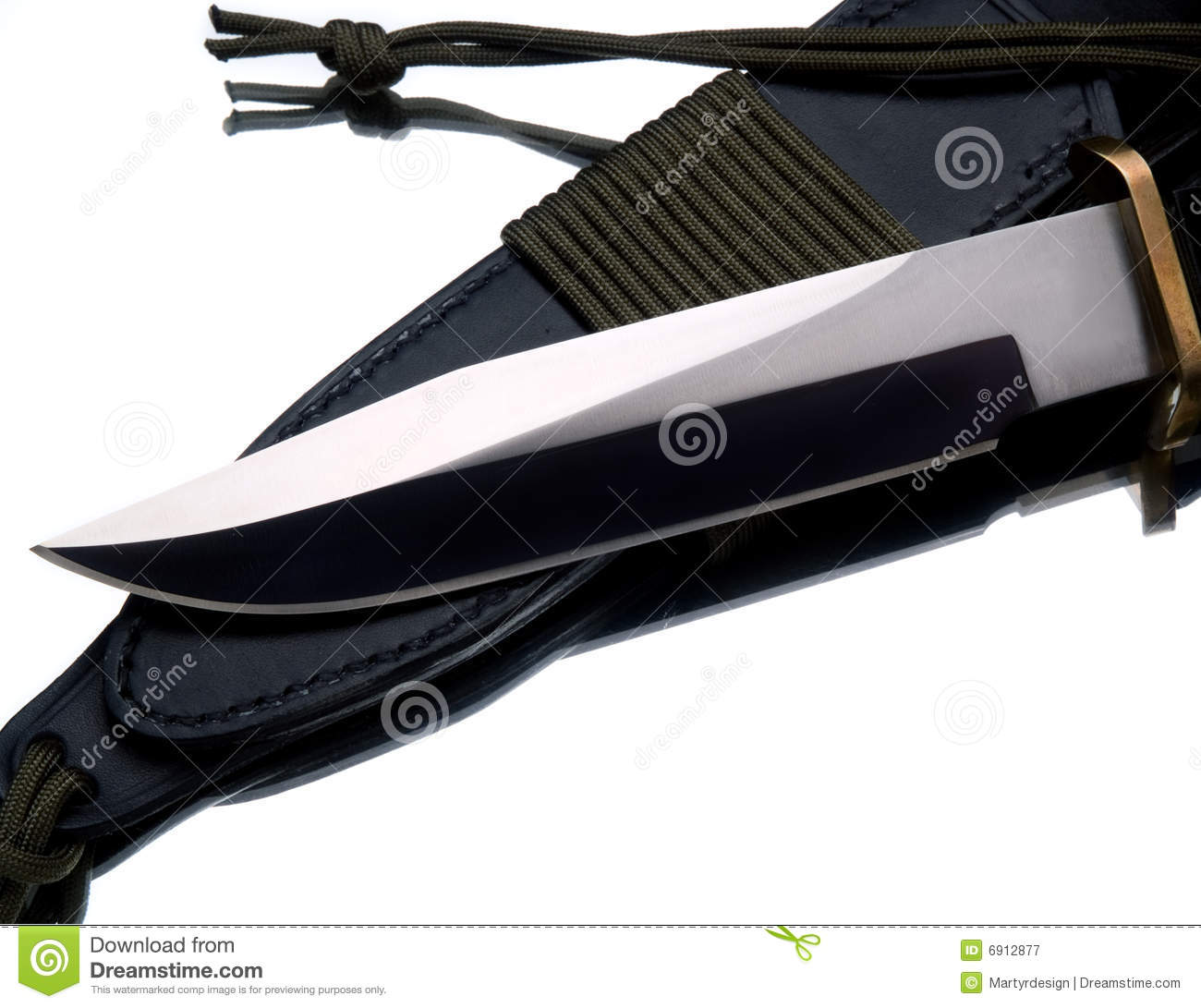 Hunting Knife Blade On White Royalty Free Stock Photography   Image
