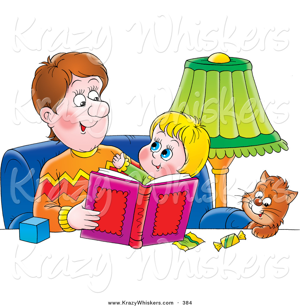 Displaying 15  Images For   Family Reading Clip Art