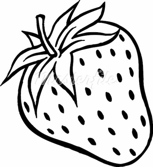 Strawberry Clipart Black And White   Clipart Panda   Free Clipart