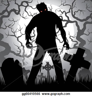 Clipart   Zombie  Stock Illustration Gg66410566