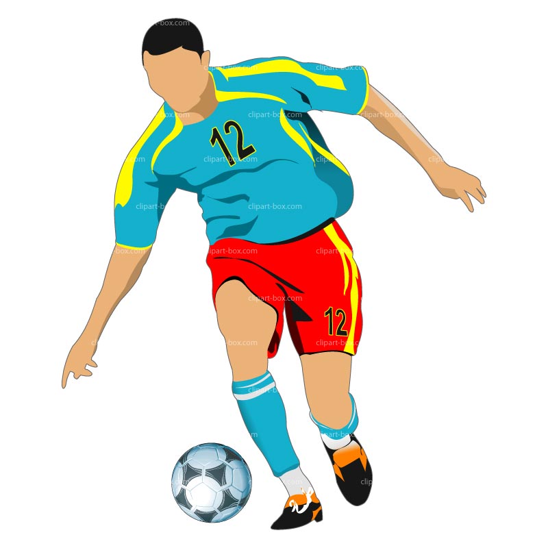 Playing Soccer Clip Art Soccer Player120627 Jpg