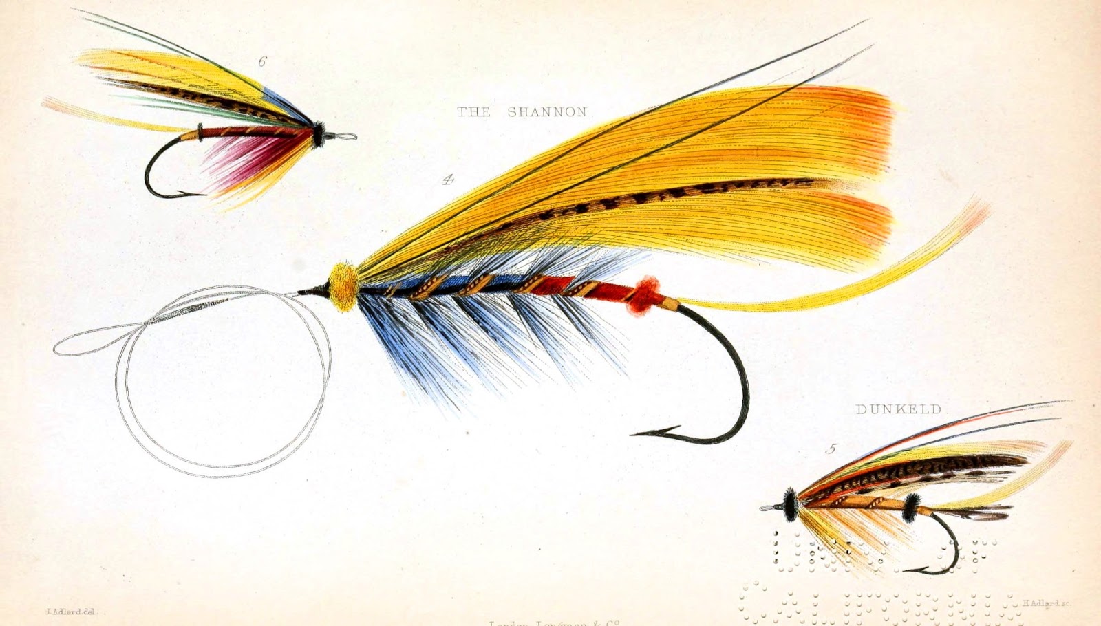The Graffical Muse  4 Pages Of Vintage Fly Fishing Lures