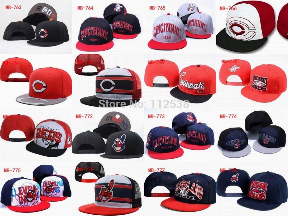 Baseball Teams Hats Adjustable Team Hats