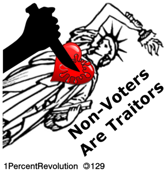 129 Traitors Do Not Vote   Free Images At Clker Com   Vector Clip Art