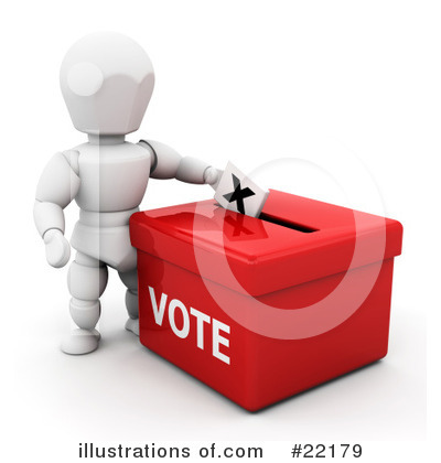 Royalty Free  Rf  Voting Clipart Illustration By Kj Pargeter   Stock