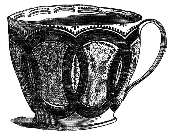 Vintage Tea Clip Art   Fancy Teacups   The Graphics Fairy