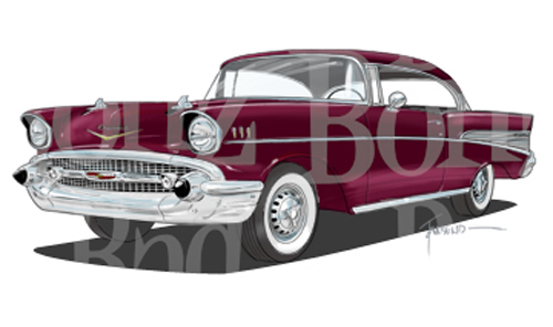56 Chevy Clipart 1957 Chevy Belair