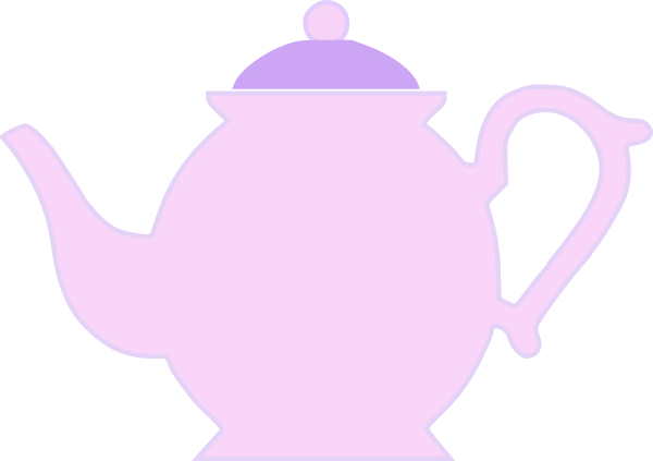 Purple Teapot Clip Art At Clker Com   Vector Clip Art Online Royalty