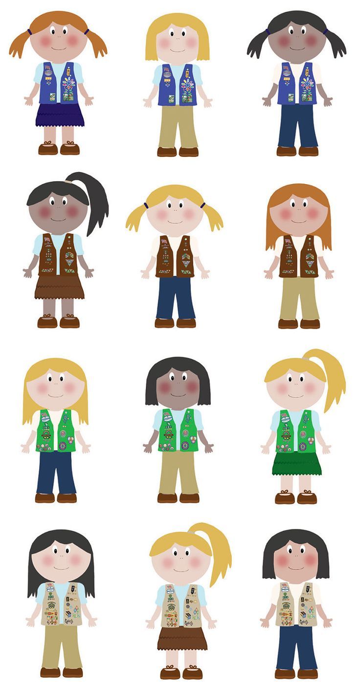 Girl Scout Clip Art   Girl Scout Daisy   Pinterest