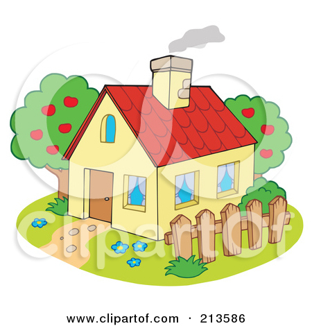 House With Chimney Clipart Royalty Free Clipart Picture