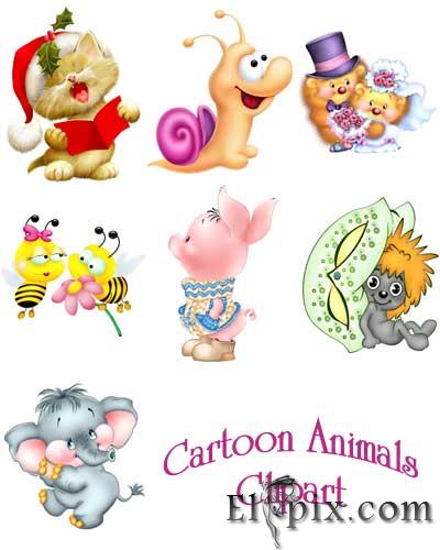 Cartoon Animal Clipart   Png Clipart For Photoshop   Live Pictures