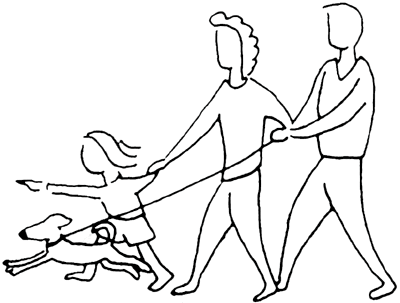 To Go For A Walk Clipart Home   Family Clip Art