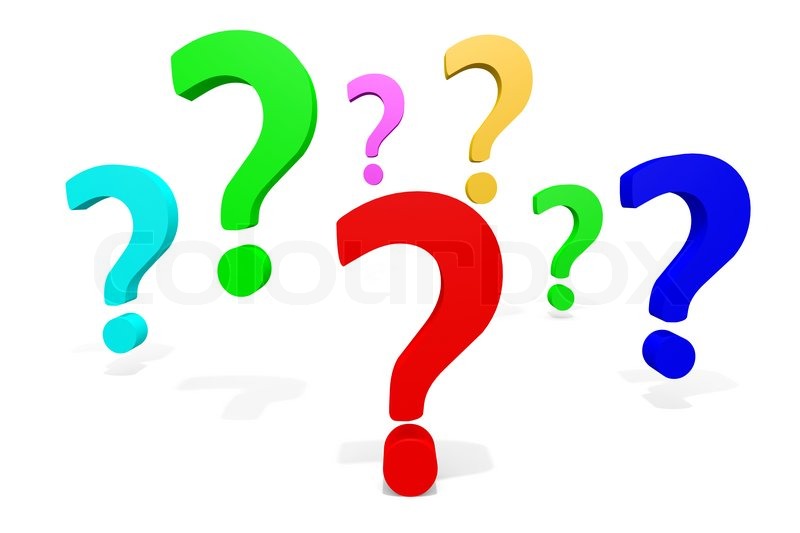 Colorful Question Marks   Stock Photo   Colourbox