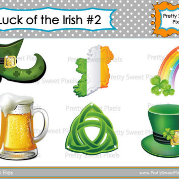 Lucky Irish  2   Graphics Clipart Digital Clip Art Digital Images