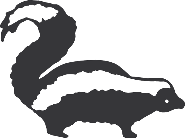 Simple Skunk Clip Art At Clker Com   Vector Clip Art Online Royalty
