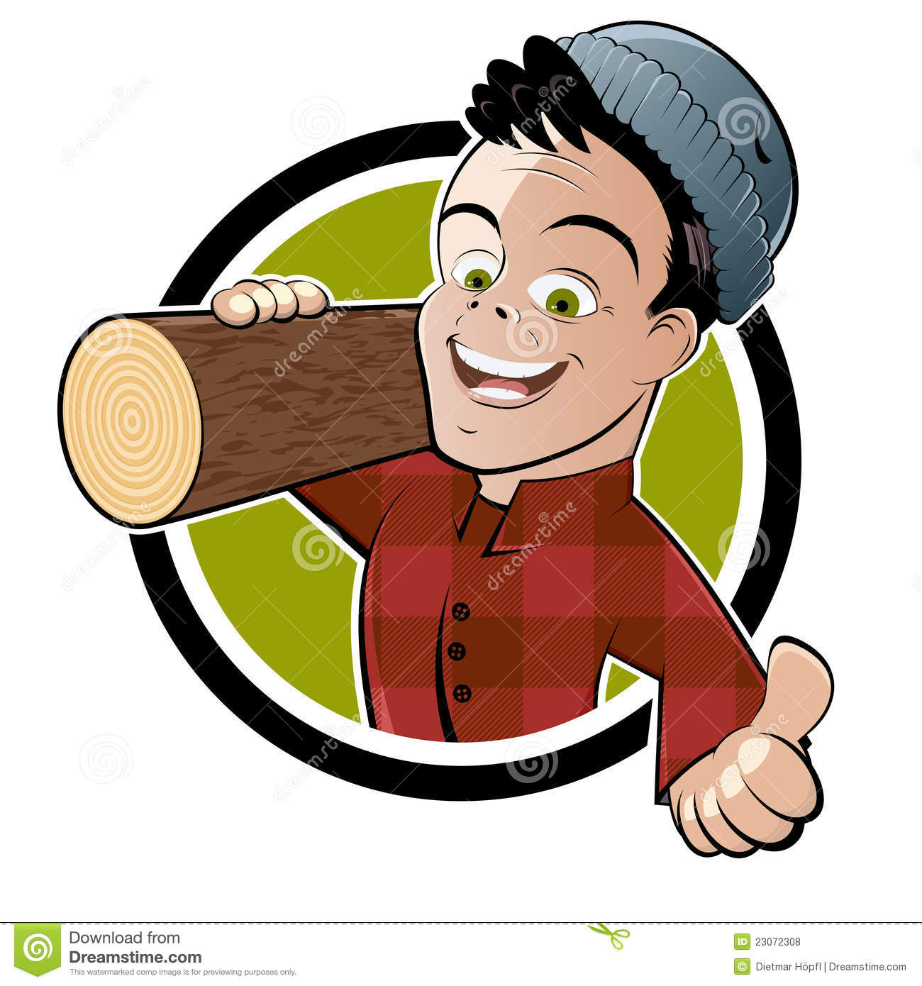 Cartoon Lumberjack Royalty Free Stock Photos   Image  23072308