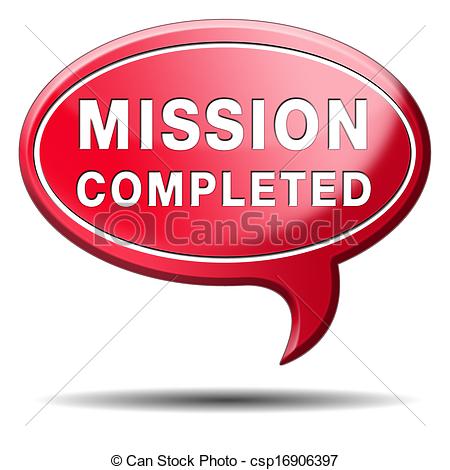 Mission Or Task Accomplished Csp16906397   Search Vector Clipart