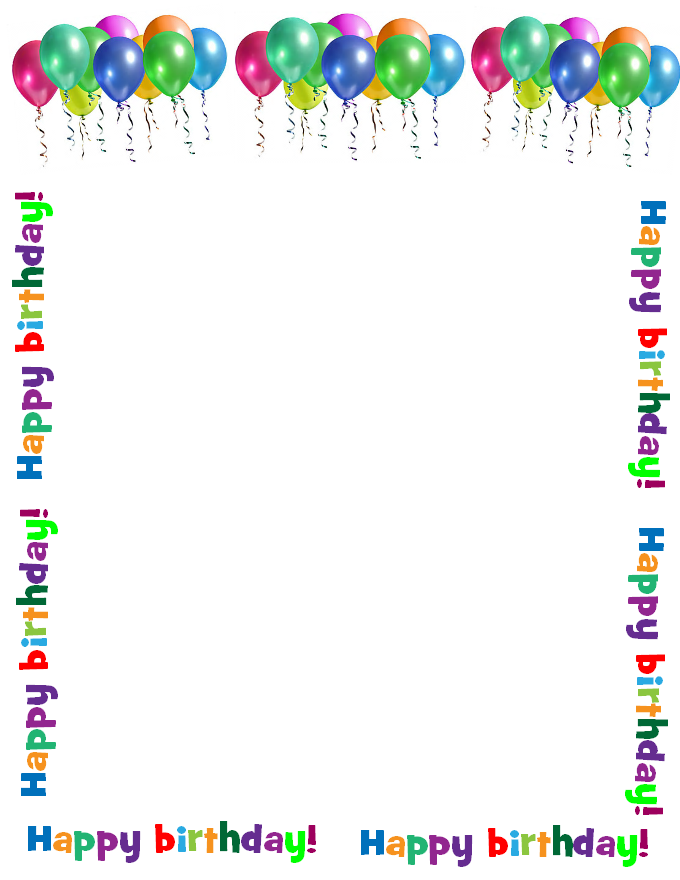Free Birthday Border Clip Art Image Search Results