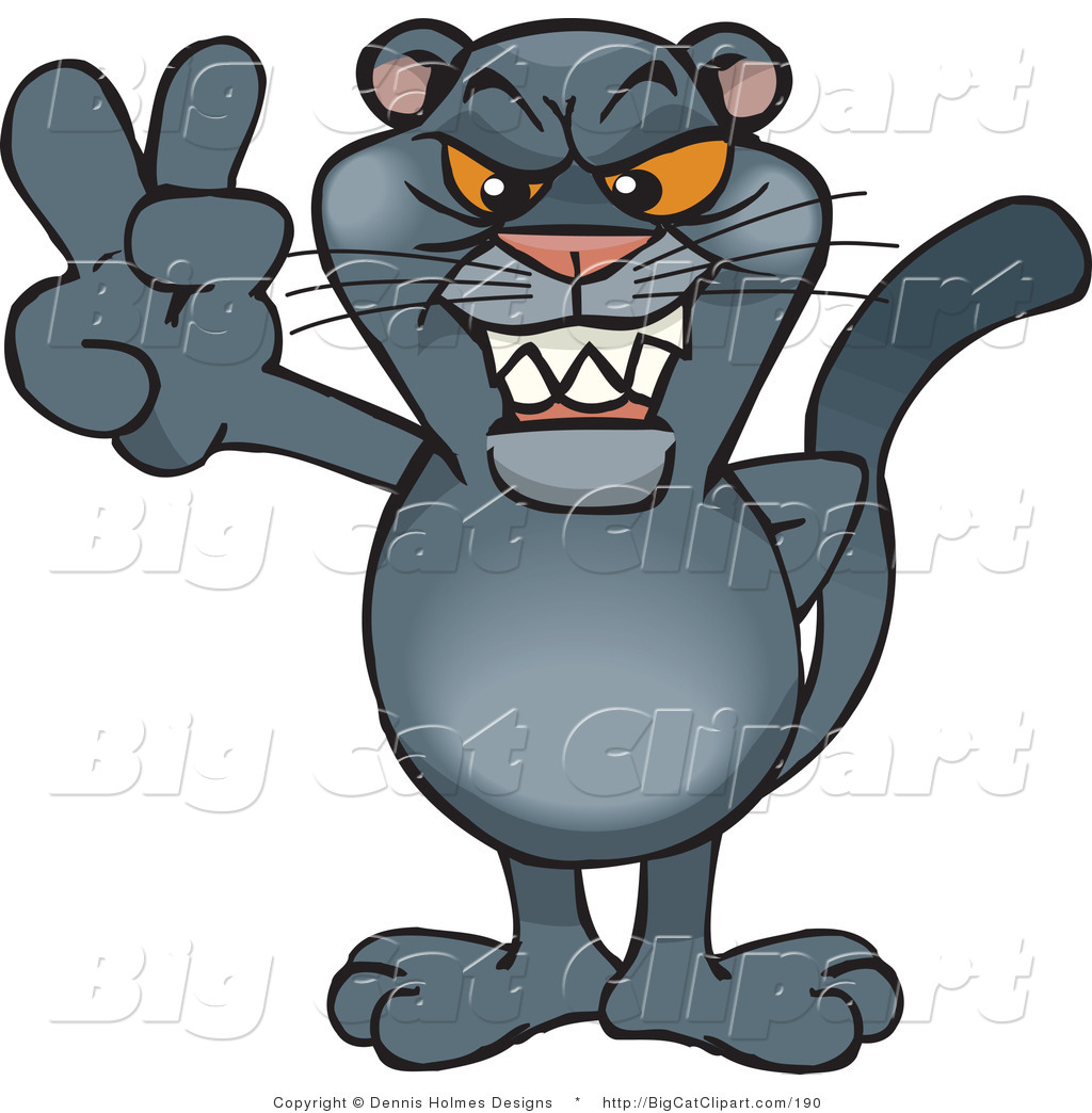 Panther Face Clip Art Cat Clipart Illustrations