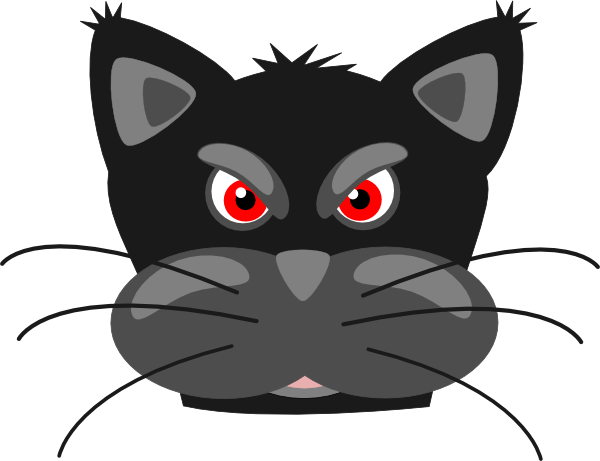 Peterm Angry Black Panther Clip Art At Clker Com   Vector Clip Art