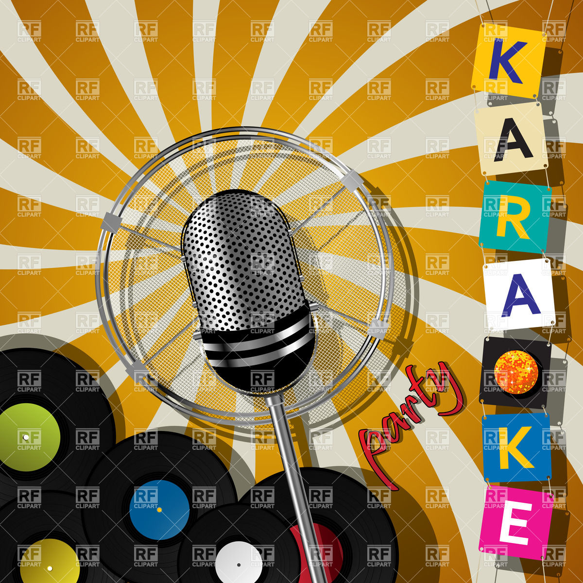Karaoke Events 20919 Objects Download Royalty Free Vector Clipart