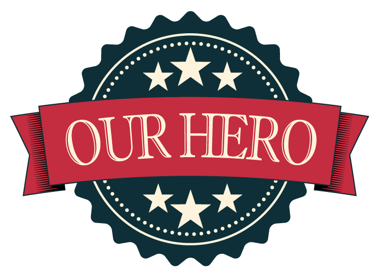 Badge Banner Seal In Reto Color Our Hero Free Download