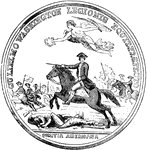 Silver Medal Awarded To Washington  The Following Are The Device And