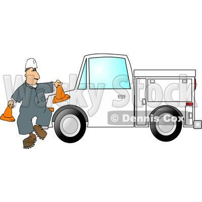 His Utility Truck Clipart Picture By Dennis Cox At Wackystock Jpg
