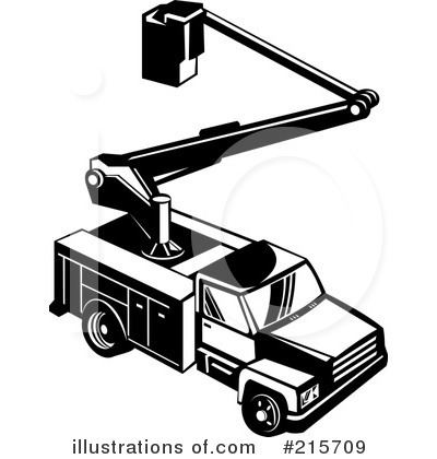 Utility Truck Clipart  215709 By Patrimonio   Royalty Free  Rf  Stock