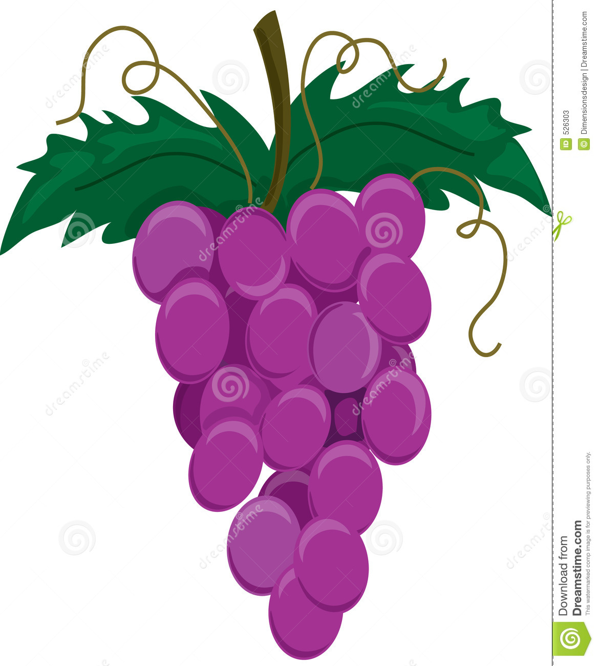 Purple Grapes Clipart Purple Grapes Vine 526303 Jpg