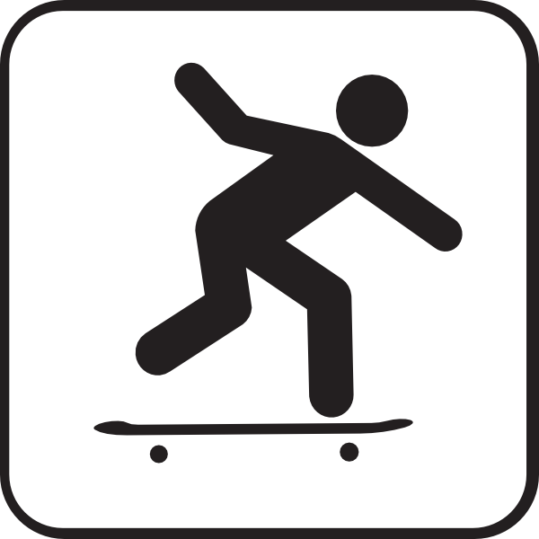 Skateboarding Clip Art At Clker Com   Vector Clip Art Online Royalty