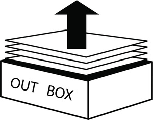 Out Box Clip Art Images Out Box Stock Photos   Clipart Out Box
