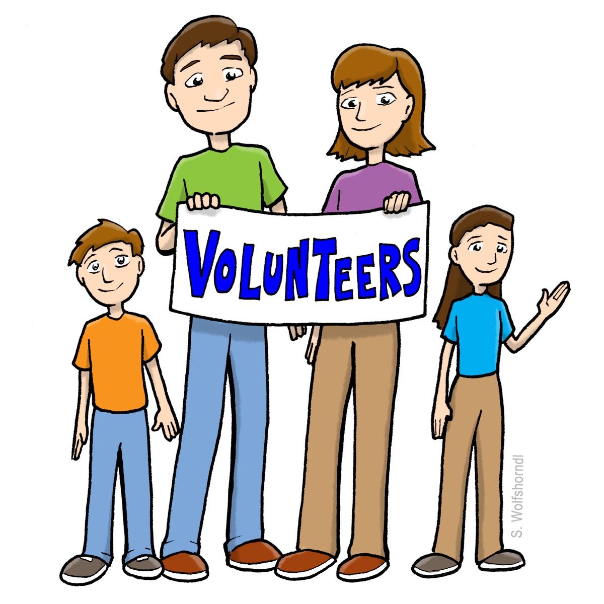 Clip Art Of Volunteers