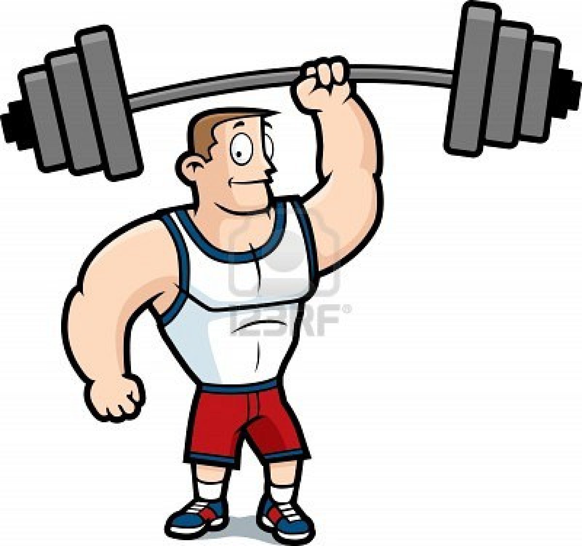 Man Strong And Weak Man Clipart