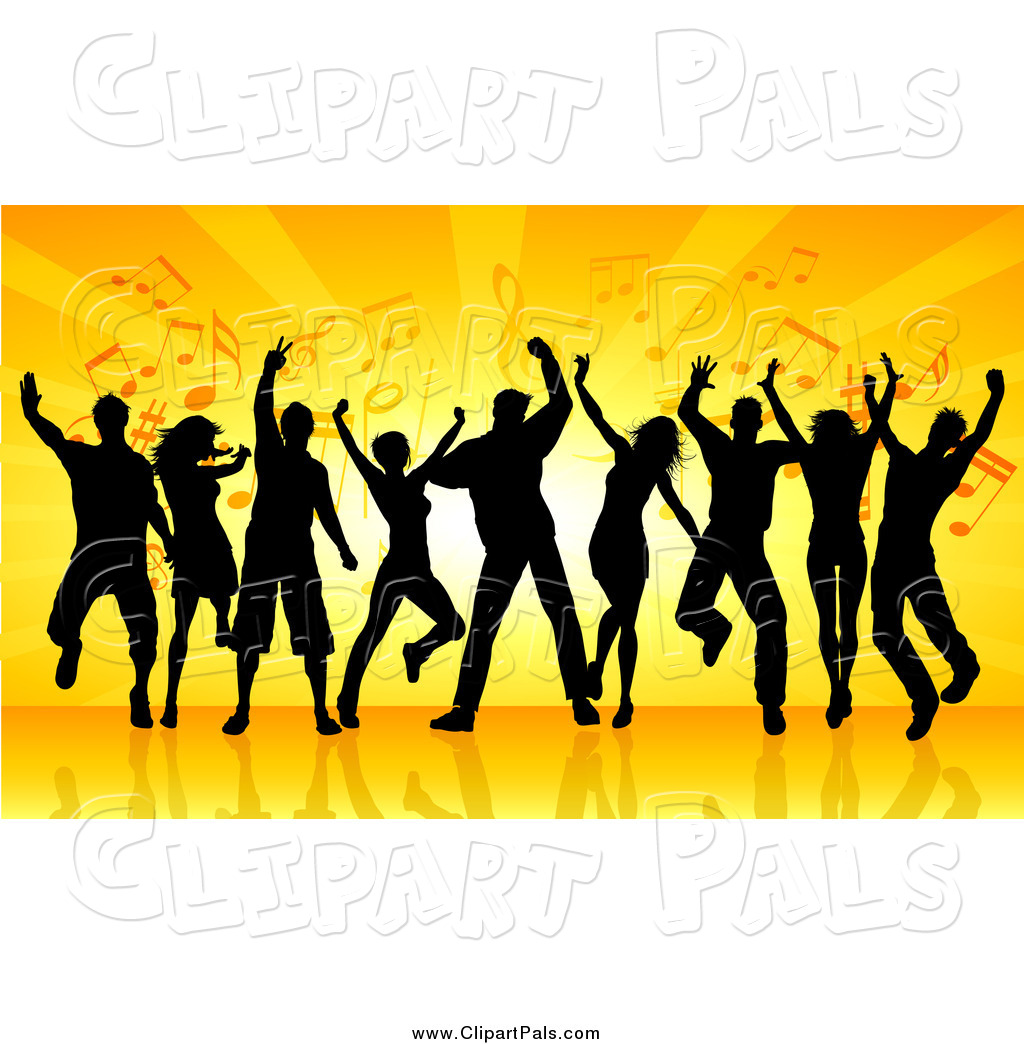 Dance Party Clip Art Black And White   Clipart Panda   Free Clipart