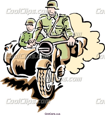 World War Clipart Motorcycle In War